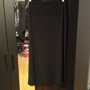 Worthington Knits Black Maxi Skirt